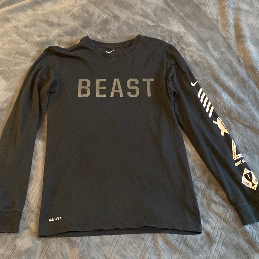 Vintage Nike BEAST long sleeve T shirt.